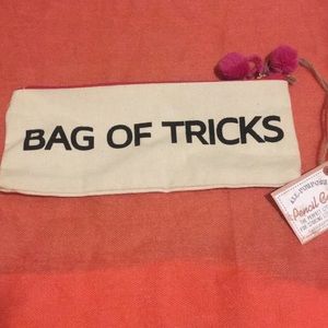 🛍2 for $20🛍 NWT Canbas Pom Pom Pouch